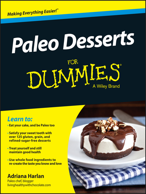 Cover image for Paleo Desserts For Dummies